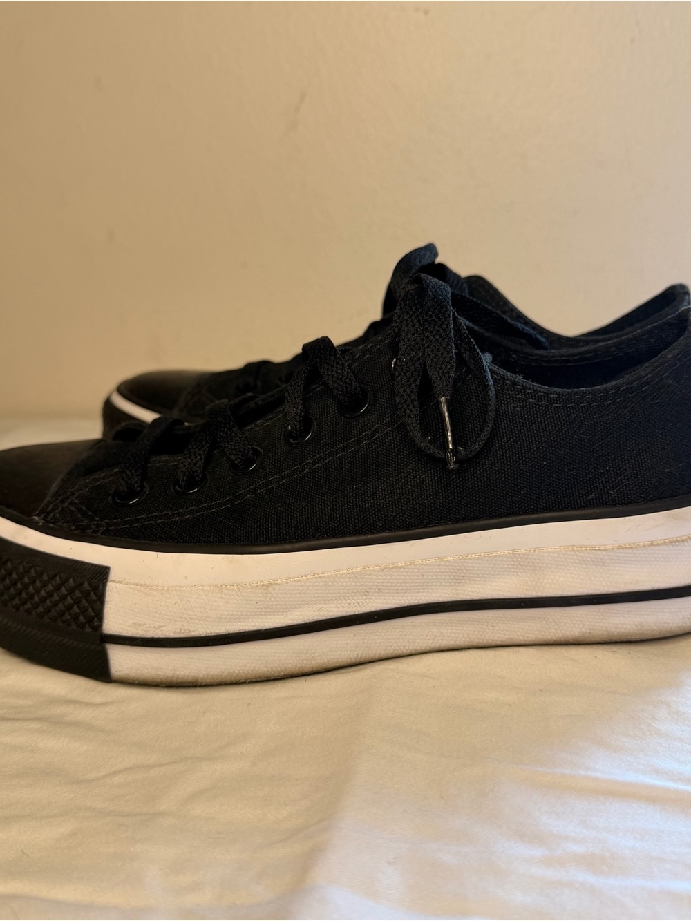 Converse Custom Colorway -One of a Kind- Black Canvas Low-Top Sneakers